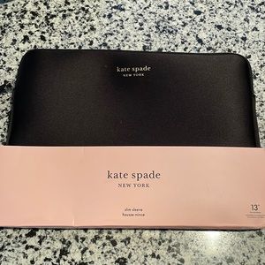Black Kate Spade Laptop sleeve - 13”